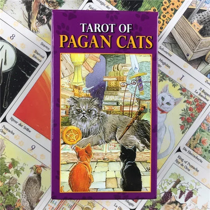 Mini Size Tarot of Pagan Cats by Familx