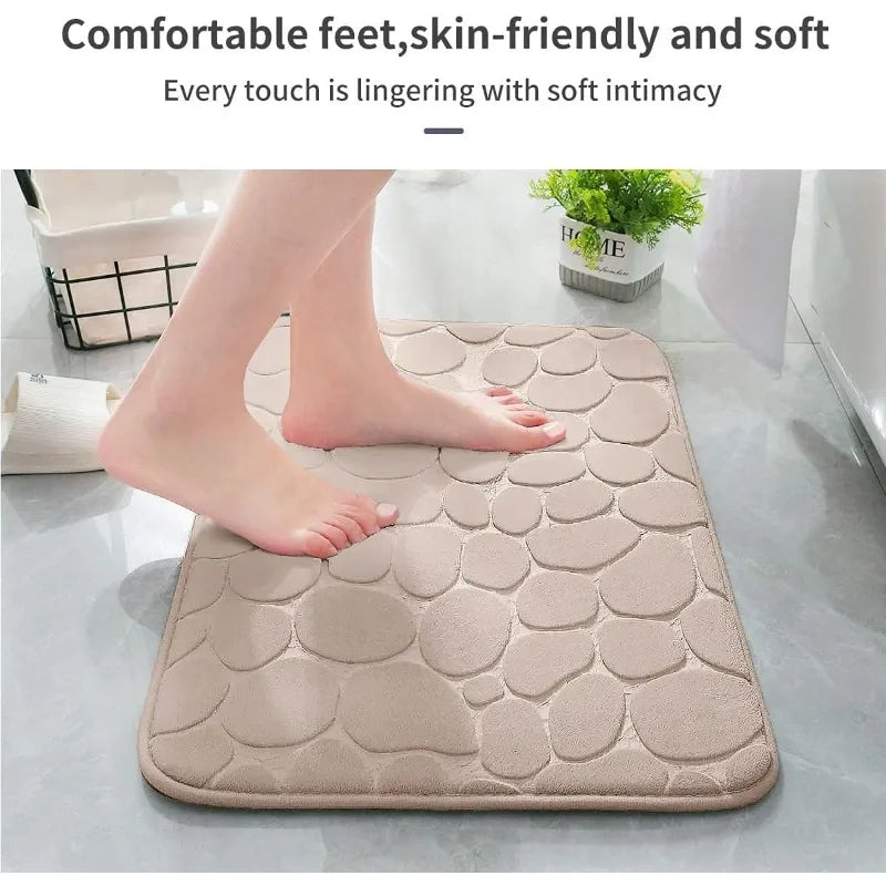 ✨ “Familx's Hilda™ Cobblestone Memory Foam Mat” ✨