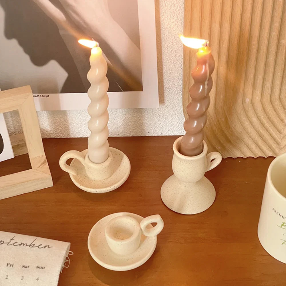 🌿 Familx "Ljusfödelse" Aroma Candle Holder 🕯✨