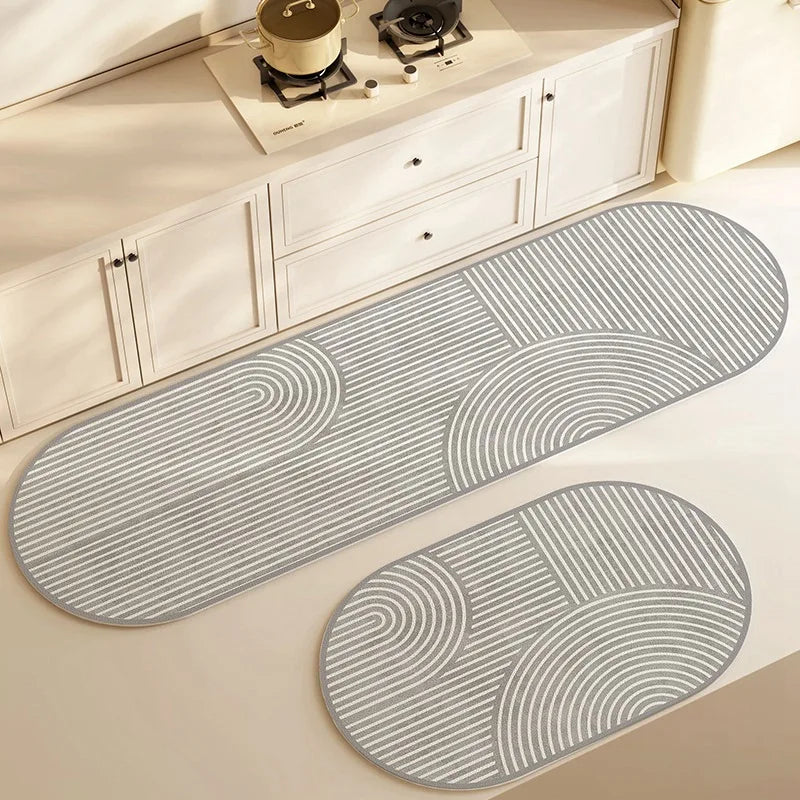 ✨ Familix "Nordic Haven" Diatomite Kitchen Mat 🌿