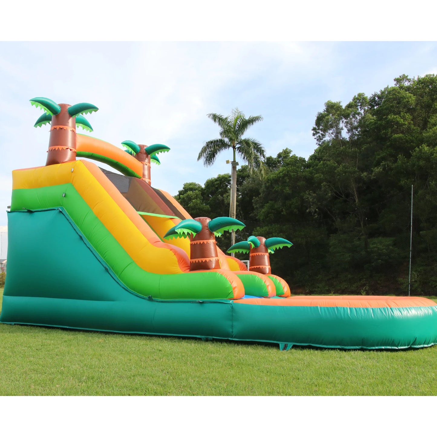 Familx RTS Inflatable Water Double Slide & Bubble Ball Pit ❄️🌞🏊‍♀️