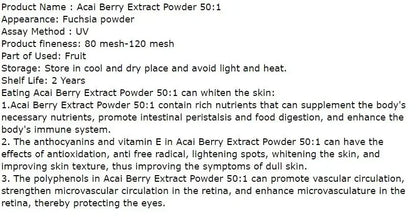 Acai Berry 50:1 Powder