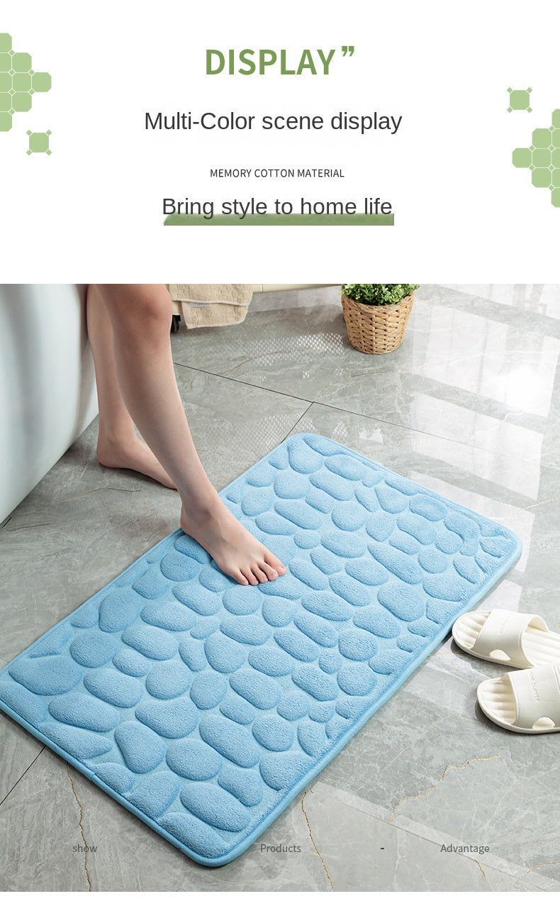 ✨ “Familx's Hilda™ Cobblestone Memory Foam Mat” ✨