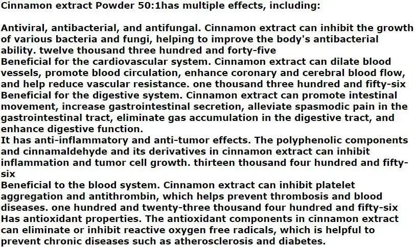 Cinnamon 50:1 Powder 50-1000g