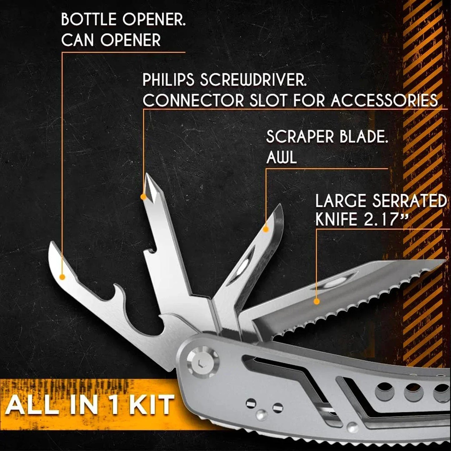 🔥 The NorseMaster 24™: The Ultimate 24-in-1 Multitool 🔥