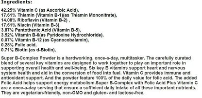 Vitamin-B Komplex Pulver