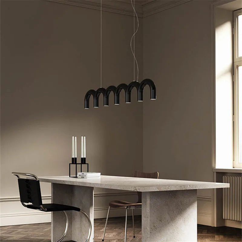 Familix Arch Circle Pendant Light