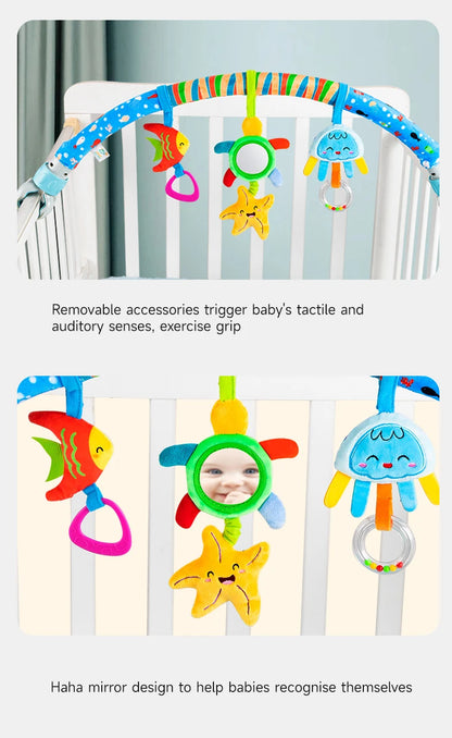 🌟 Enchanted Wonder Arch™ by Familx - Baby Stroller Bell Toys