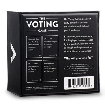 The Voting Game!" 🌟Adult Card Game