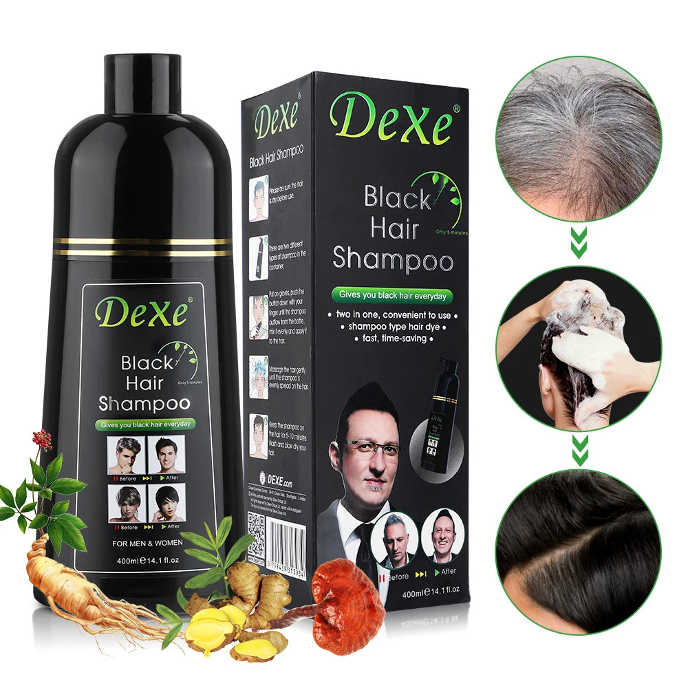 Nordic Dexe Black Herbal Shampoo! 🌿✨