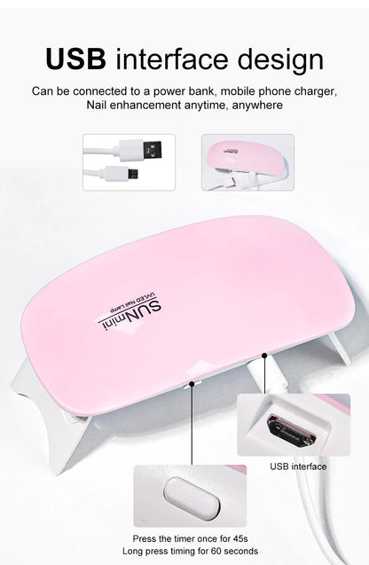 "Familx LYX6" Mini Nail Dryer 💅✨