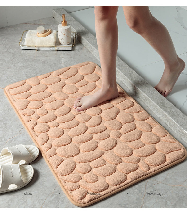 ✨ “Familx's Hilda™ Cobblestone Memory Foam Mat” ✨