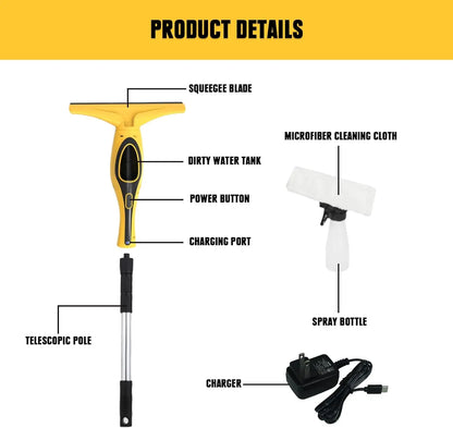 "Nordic Clear" 3-in-1 Cordless Window Squeegee Cleaner! ✨