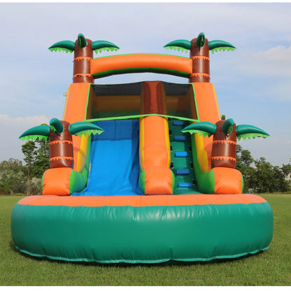 Familx RTS Inflatable Water Double Slide & Bubble Ball Pit ❄️🌞🏊‍♀️