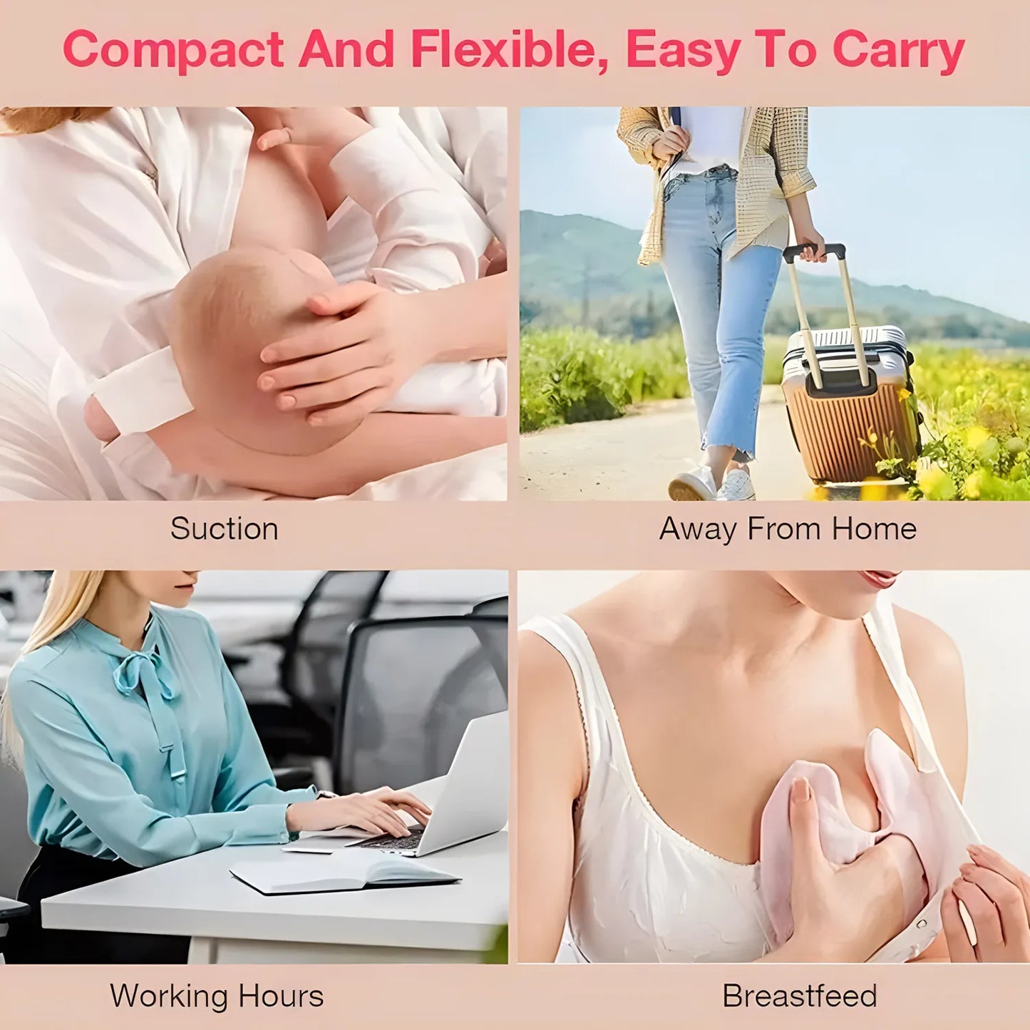 🌸 Nurtura™ Portable Electric Breast Pump by Familx 🌸