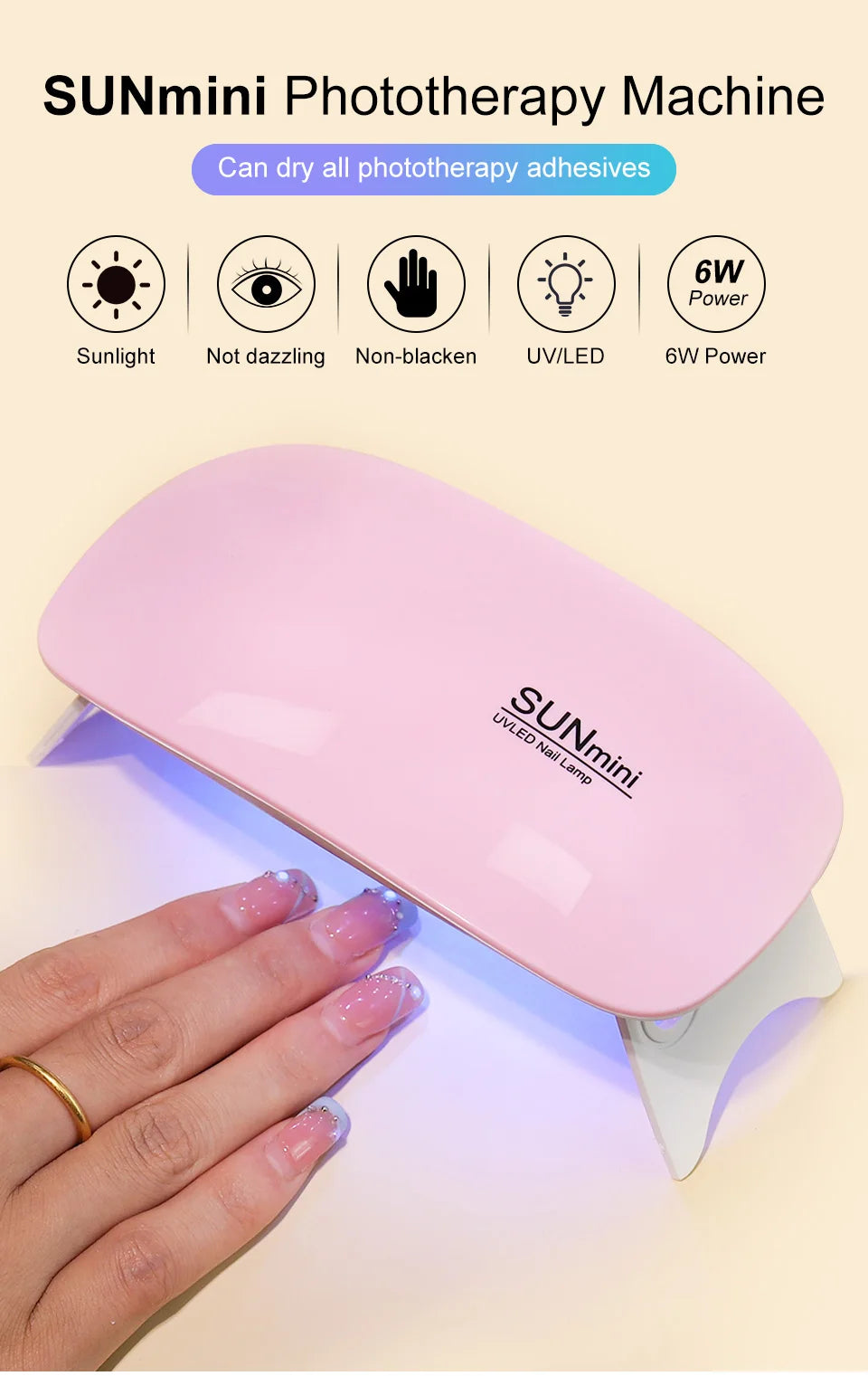 "Familx LYX6" Mini Nail Dryer 💅✨