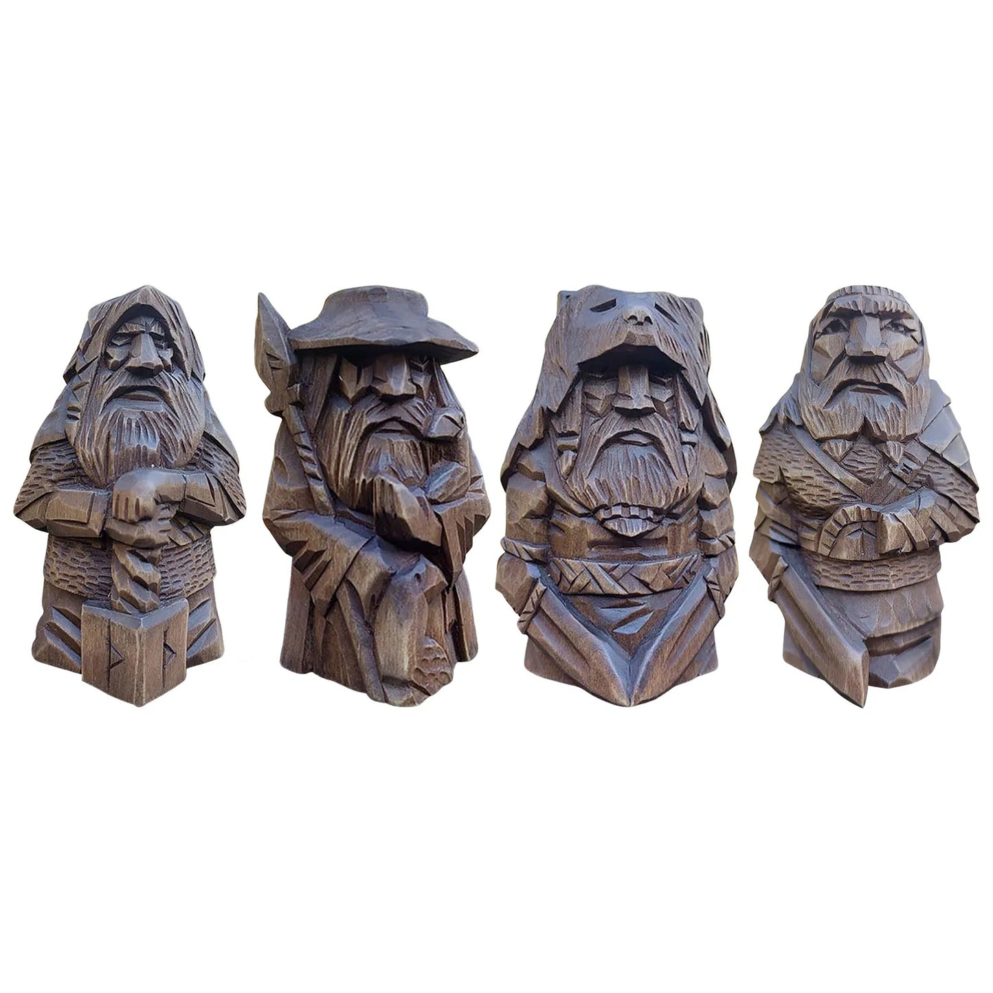 Odin Thor Tyr Ulfhednar Norse Statues