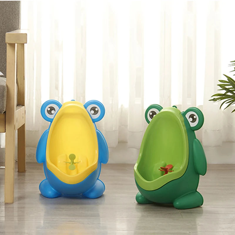 🚽 "Frogfun by Familx" – Frog-Shaped Baby Boy Urinal! 🐸✨