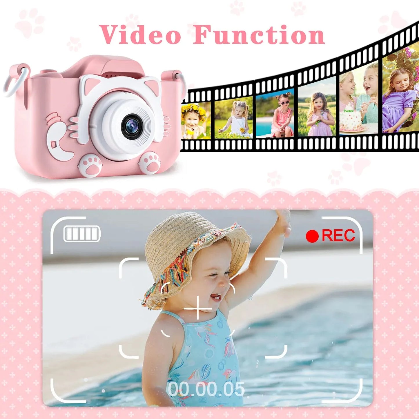 🌟  Familx Child's Rivgot 1080P HD Digital Camera 🎨✨