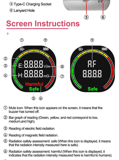 NordicGuard™ EMF Shield Electromagnetic Field Radiation Detector