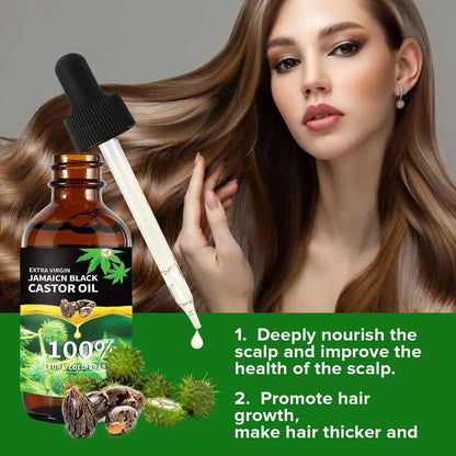 Organic Castor Oil 100% For Eyelashes, Eyebrows, Hair & Skin care