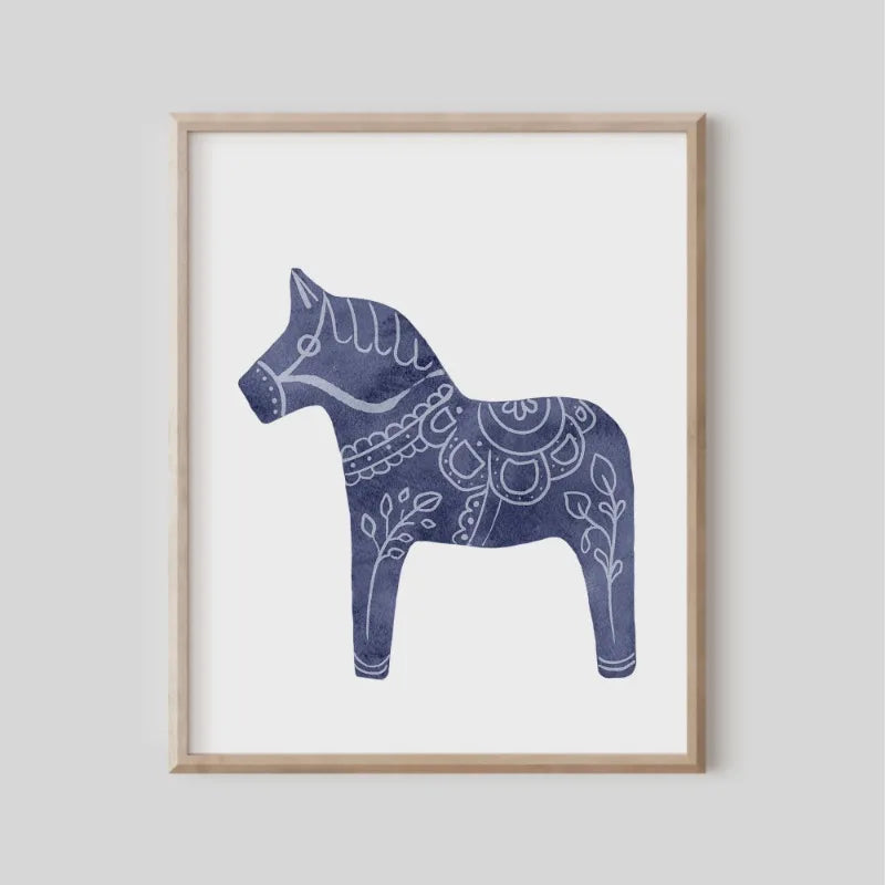 🌟 The Familx Dala Horse Canvas 🌟