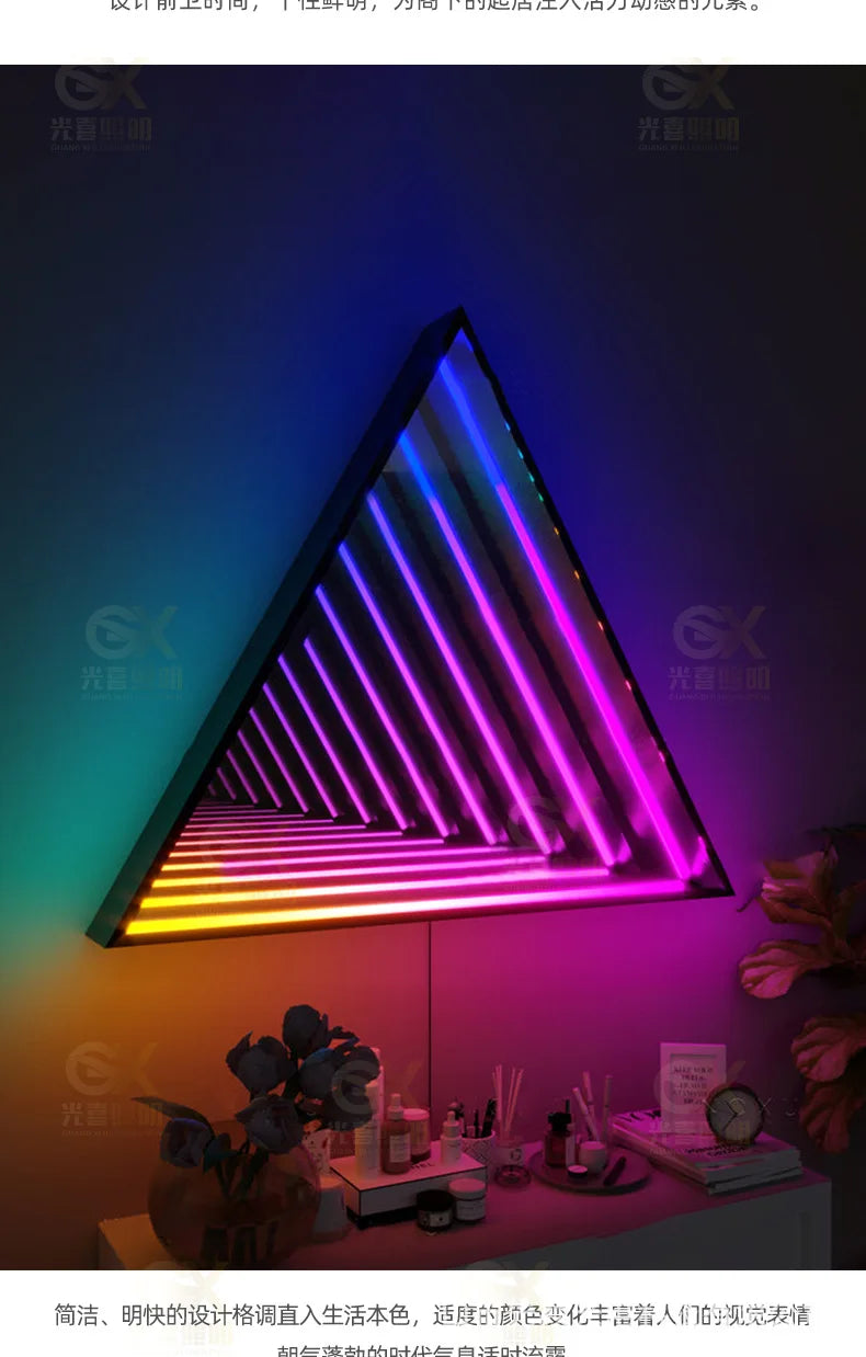 The Personalized LED Infinity Illusion Mirror 🌟