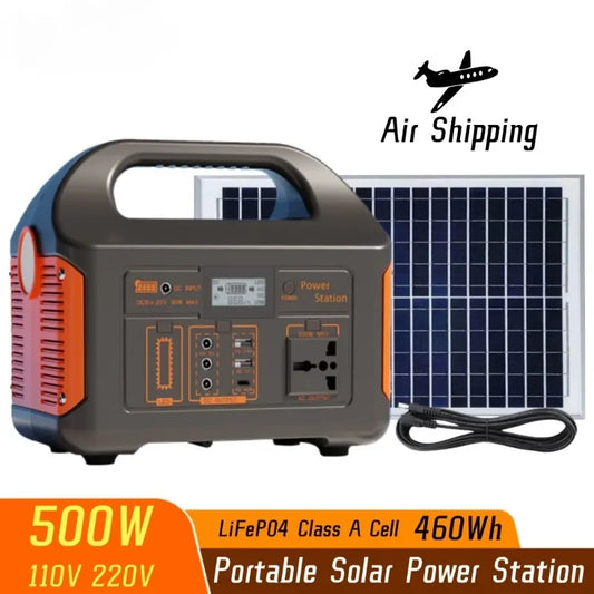 Familx FjordPower 500W Solar Power Generator 110V 220V