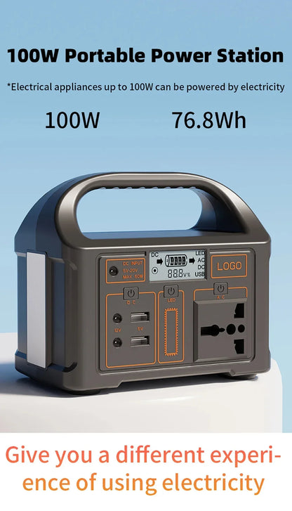 Familx FjordPower 500W Solar Power Generator 110V 220V