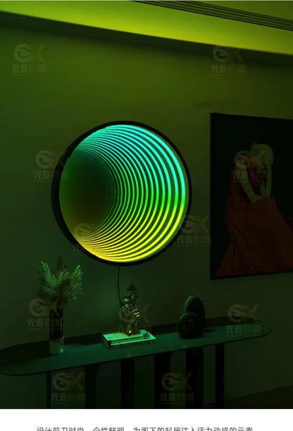 The Personalized LED Infinity Illusion Mirror 🌟