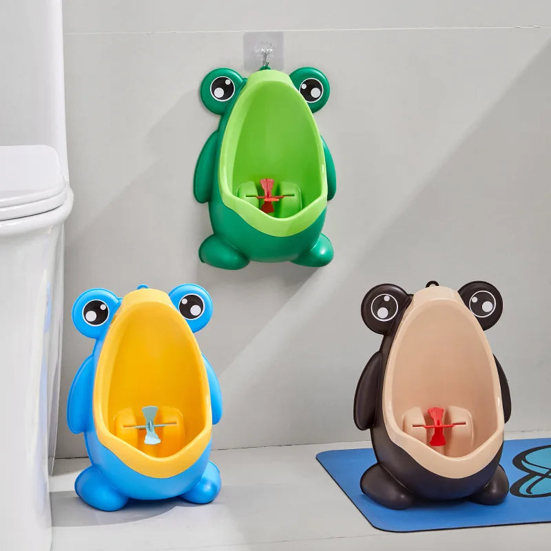 🚽 "Frogfun by Familx" – Frog-Shaped Baby Boy Urinal! 🐸✨