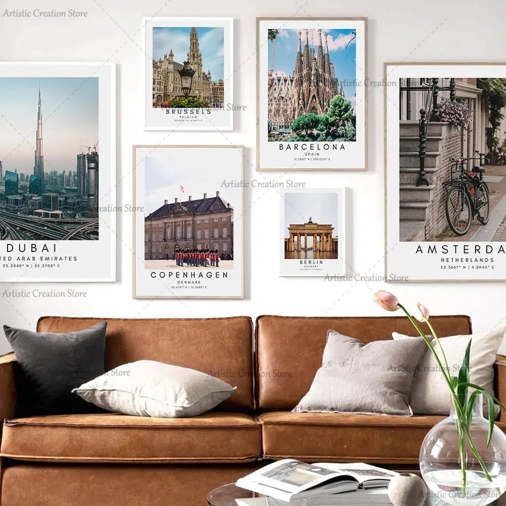 ✨ Familx City Travel Posters for Your Home 🏙️✨