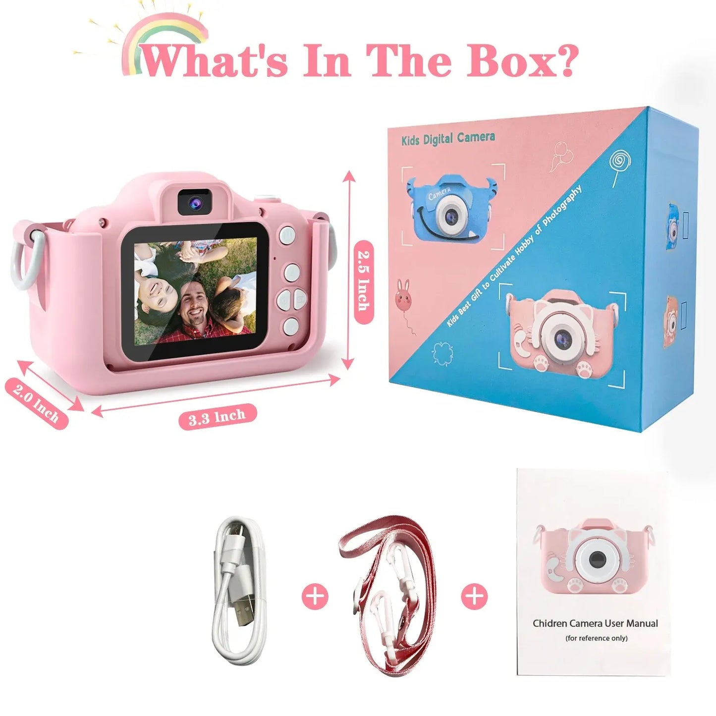 🌟  Familx Child's Rivgot 1080P HD Digital Camera 🎨✨