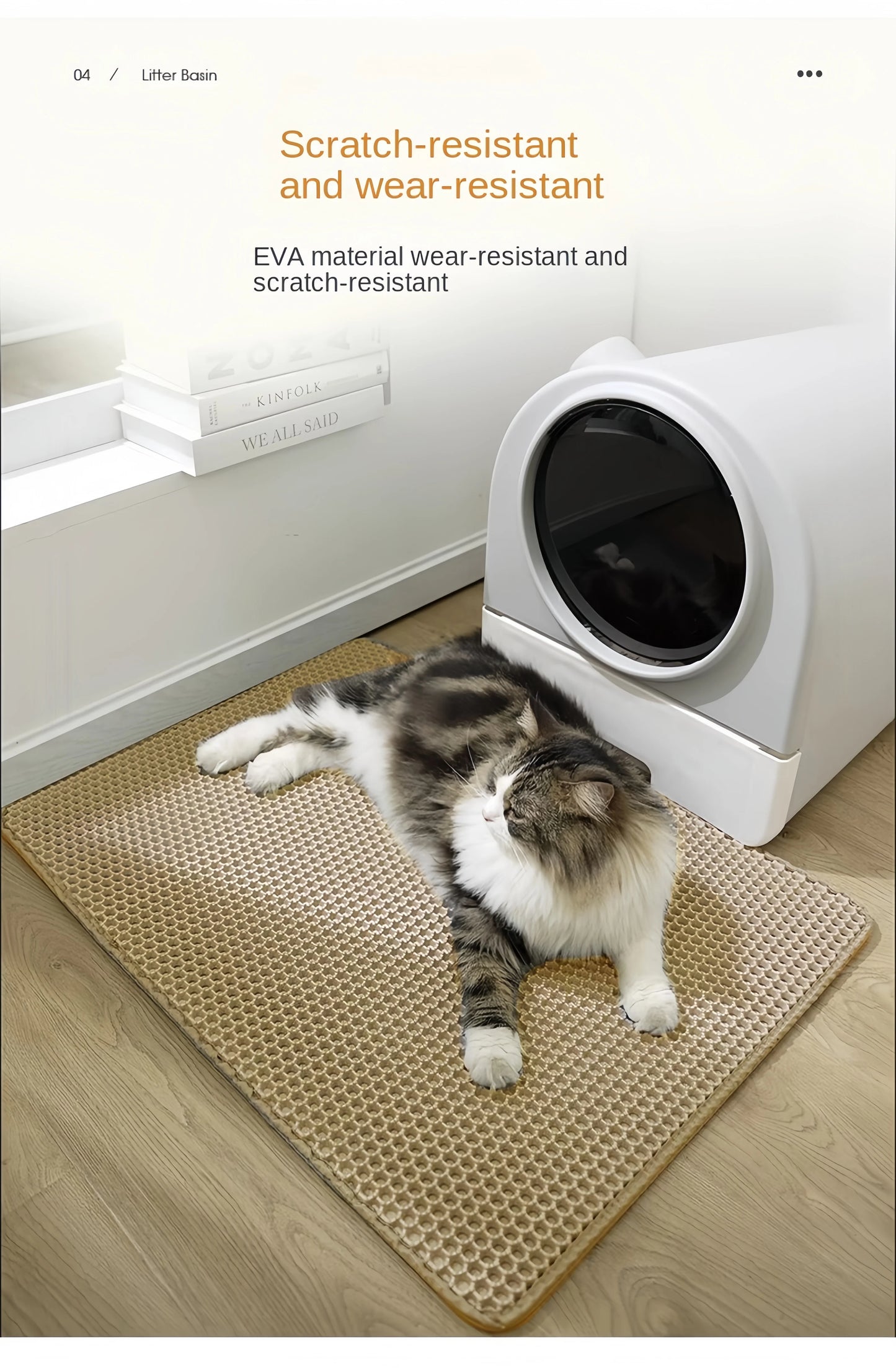 Familx's Nordic Cat Litter Box Mat