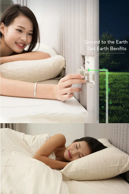 Reconnect Grounding Earthing Pillowcase by Familx 🌿✨ 76*51cm