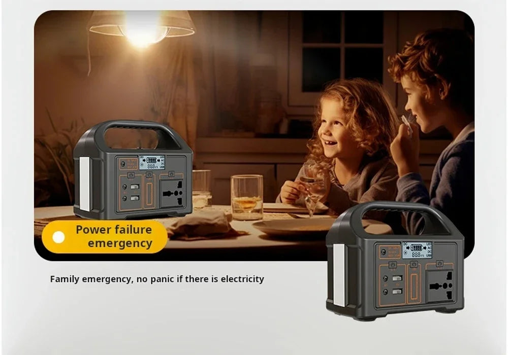 Familx FjordPower 500W Solar Power Generator 110V 220V