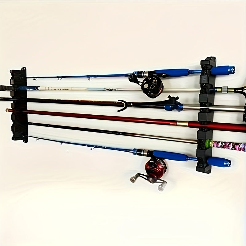 🎣✨ Familx Wall-Mounted Fishing Rod Display Rack" ✨🎣