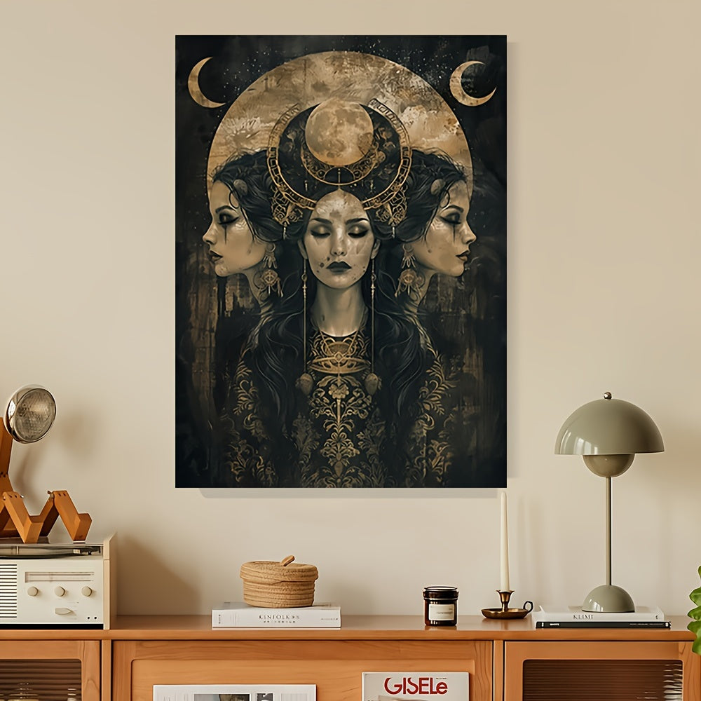 Pagan Moon Goddess Witchcraft Poster 🌙✨ 30.48x40.64 cm